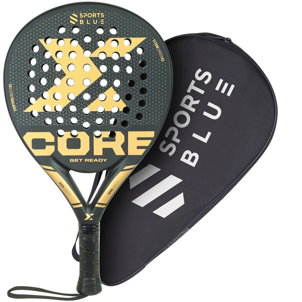 Racchetta da paddle SportsBlue con superficie in fibra mista di carbonio |Racchetta da paddle serie Core - Tutti i colori Pala| 2 pacchi