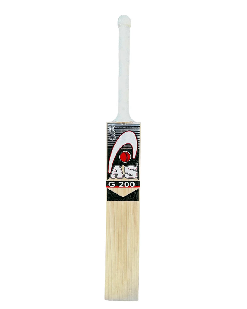 AS Sports English Willow Cricket Bat - G200 | mix of  Grade 2