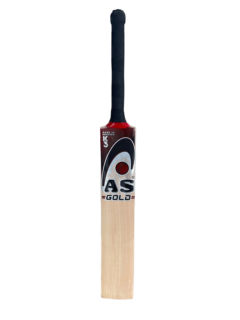 AS Sports English Willow Cricket Bat - GOLD Edition | mix of  Grade 2 & 3